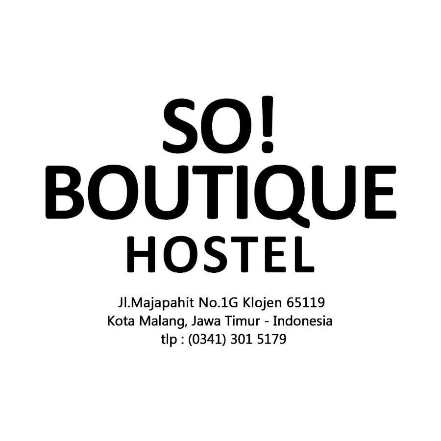So! Boutique Hostel Malang Ngoại thất bức ảnh