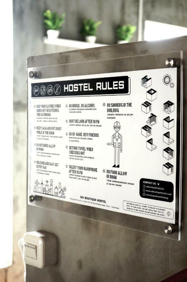 So! Boutique Hostel Malang Ngoại thất bức ảnh